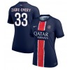 Paris Saint-Germain Warren Zaire-Emery #33 Hemmatröja Dam 2024-25 Korta ärmar